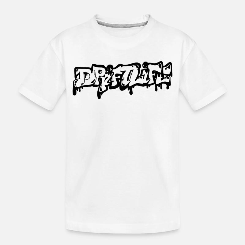 Driftlife - Kinder Premium Bio T-Shirt - Weiß
