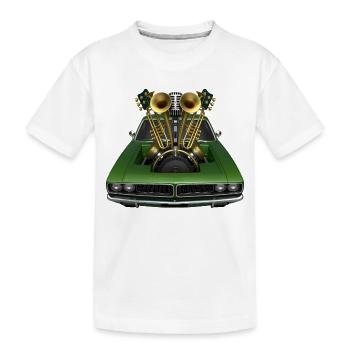 BRASS BAND - sound & vision - T-shirt bio Premium Enfant - blanc - Devant