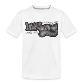 outdoor  - Kinder Premium Bio T-Shirt - Weiß - Vorne