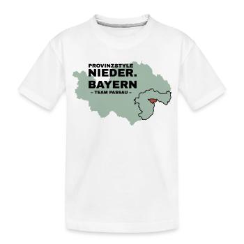 Basse-Bavière | PASSAU - T-shirt bio Premium Enfant - blanc - Devant