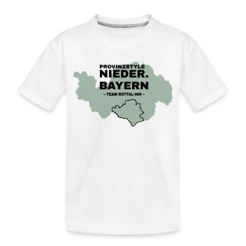 Niederbayern | ROTTAL-INN - Kinder Premium Bio T-Shirt - Weiß - Vorne