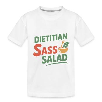 Professionnel certifié en nutrition en diététique vêtements - T-shirt bio Premium Enfant - blanc - Devant