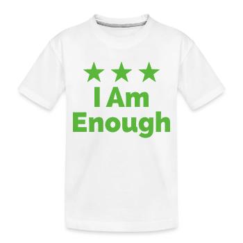 Je suis assez, je suis assez affirmation - T-shirt bio Premium Enfant - blanc - Devant