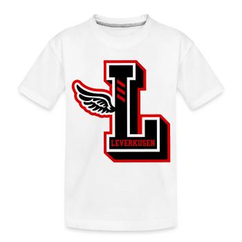 LEVERKUSEN 2026 - Kinder Premium Bio T-Shirt - Weiß - Vorne
