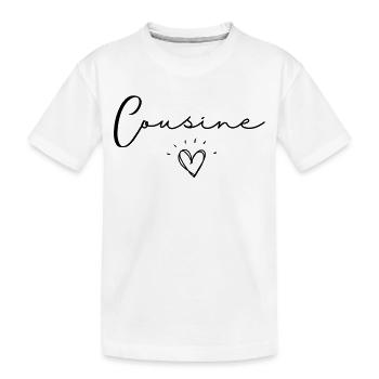 cousine - T-shirt bio Premium Enfant - blanc - Devant