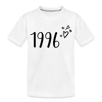 1996 - Kids' Premium Organic T-Shirt - white - Front