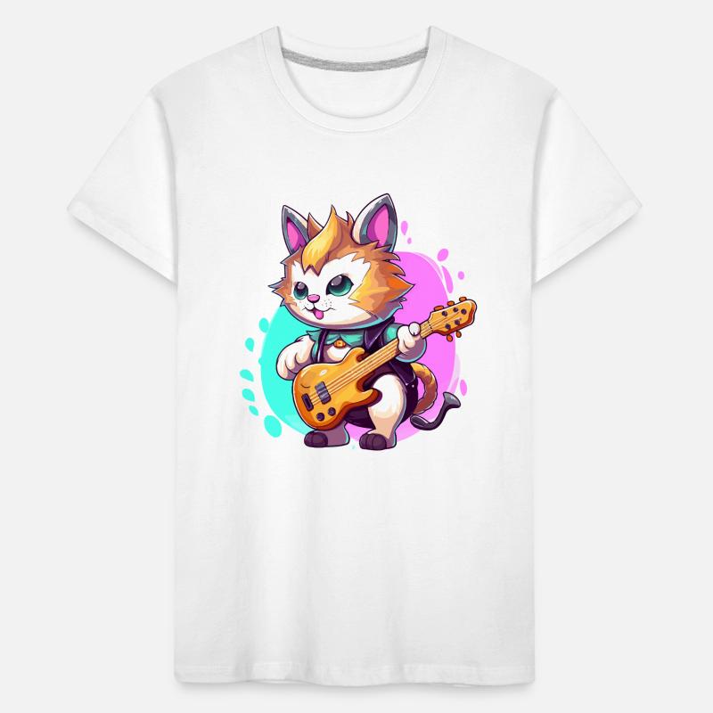 Patchwork-Esel im Doodle-Stil Kinder Premium Bio T-Shirt