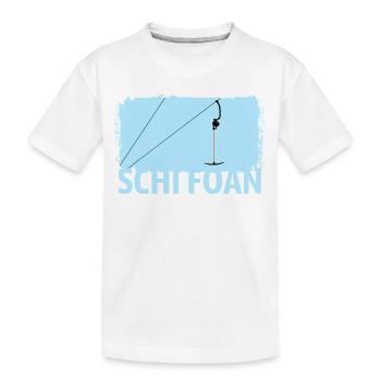 Ankerlift | Schi Foan, Ski, Wintersport, Skiurlaub - Kinder Premium Bio T-Shirt - Weiß - Vorne