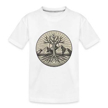 Arbre de vie - T-shirt bio Premium Enfant - blanc - Devant