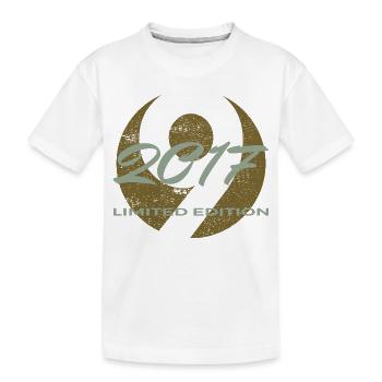 9. Geburtstag 2017 Jungen und Mädchen Geschenk - Kinder Premium Bio T-Shirt - Weiß - Vorne