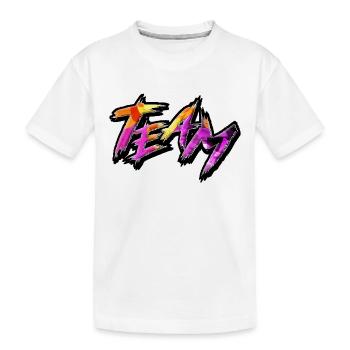 Équipe - T-shirt bio Premium Enfant - blanc - Devant