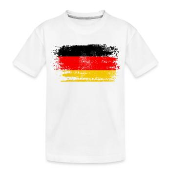 Allemagne - Don du respect des armoiries de l’aigle - T-shirt bio Premium Enfant - blanc - Devant