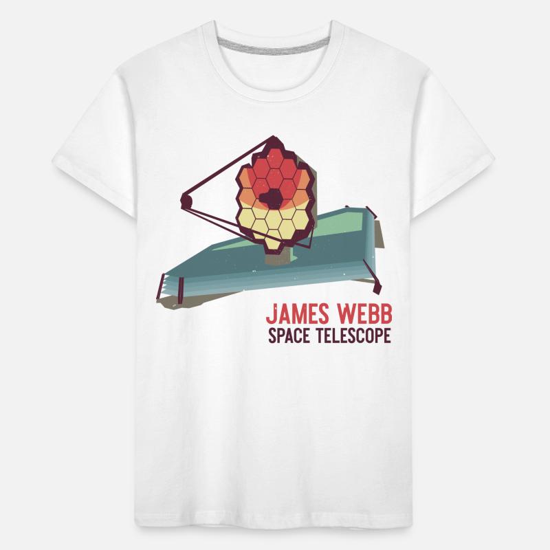 Télescope spatial James Webb T-shirt bio Premium Enfant