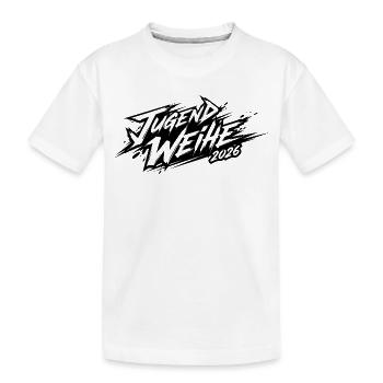 Jugendweihe 2026 - Kinder Premium Bio T-Shirt - Weiß - Vorne