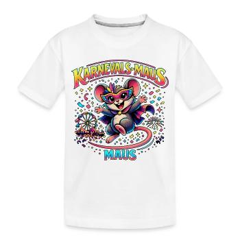 Carnival Mouse Carnival Costume Cute Gift - Kids' Premium Organic T-Shirt - white - Front