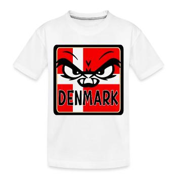 Dänemarks Emotionen - Kinder Premium Bio T-Shirt - Weiß - Vorne