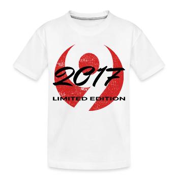 9. Geburtstag 2017 Jungen und Mädchen Geschenk - Kinder Premium Bio T-Shirt - Weiß - Vorne