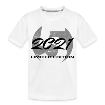 5. Geburtstag 2021 Jungen und Mädchen Geschenk - Kinder Premium Bio T-Shirt - Weiß - Vorne