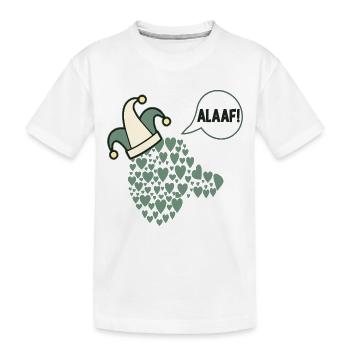 Carnival Alaaf Dogs Prince - Kids' Premium Organic T-Shirt - white - Front