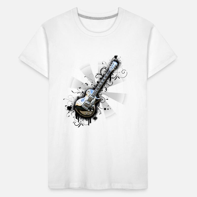 Shiny chrome guitar Kids' Premium Organic T-Shirt