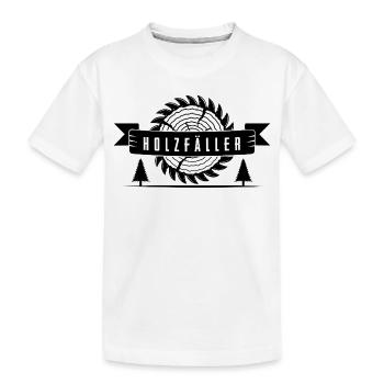 bûcheron - T-shirt bio Premium Enfant - blanc - Devant