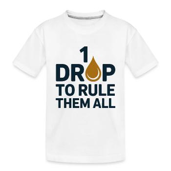 Homéopathie 1 Drop pour les juger tous professionnels - T-shirt bio Premium Enfant - blanc - Devant