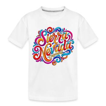 Explosion des couleurs en Sierra Nevada, Colombie - T-shirt bio Premium Enfant - blanc - Devant