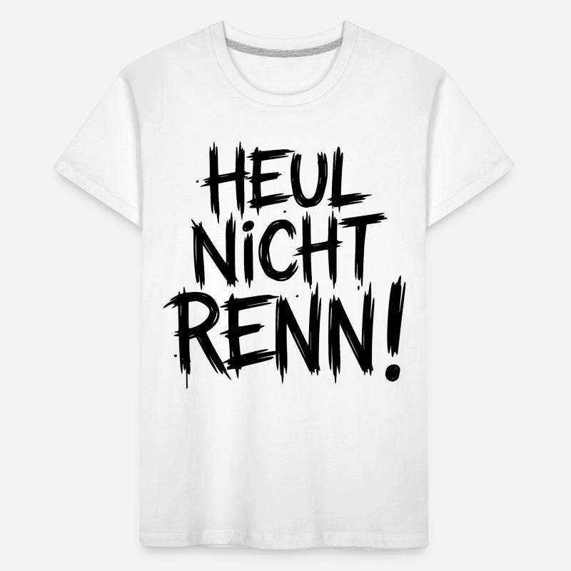 Don't cry Run! Kids' Premium Organic T-Shirt