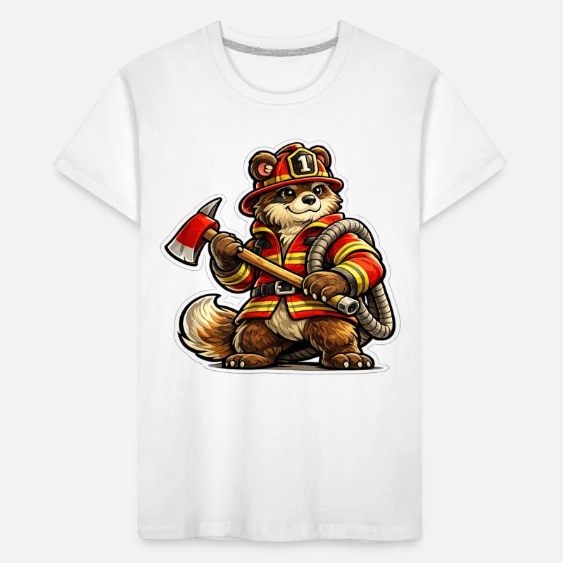 Fire Brigade Bär Kids' Premium Organic T-Shirt
