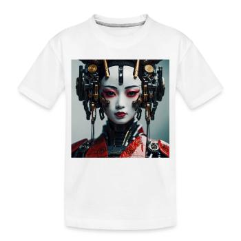 Stimpson - I`m AI Cover - Kinder Premium Bio T-Shirt - Weiß - Vorne