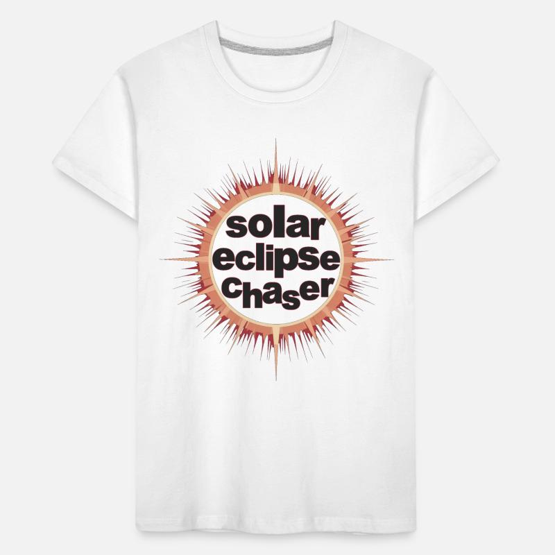 Solar eclipse chaser Kids' Premium Organic T-Shirt