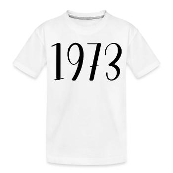 1973 - Kids' Premium Organic T-Shirt - white - Front