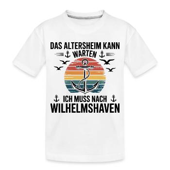 Proverbes de Wilhelmshaven Proverbes de Wilhelmshaven - T-shirt bio Premium Enfant - blanc - Devant