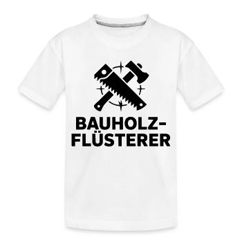 Zimmermann Zimmerer - Kinder Premium Bio T-Shirt - Weiß - Vorne
