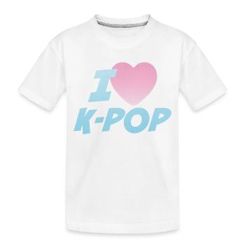 J’adore la K-pop - T-shirt bio Premium Enfant - blanc - Devant