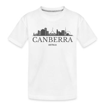Canberra Skyline, Canberra Australie - T-shirt bio Premium Enfant - blanc - Devant