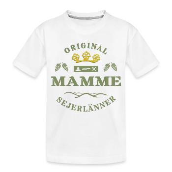 Sejerlänner Mamme Siegerländer Mutter Krönchen - Kinder Premium Bio T-Shirt - Weiß - Vorne