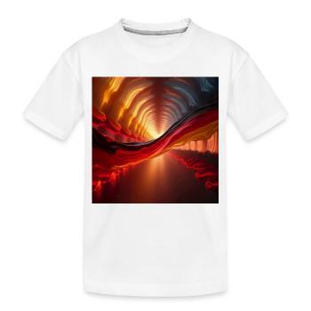 Flaggen Deutschland - Kinder Premium Bio T-Shirt - Weiß - Vorne