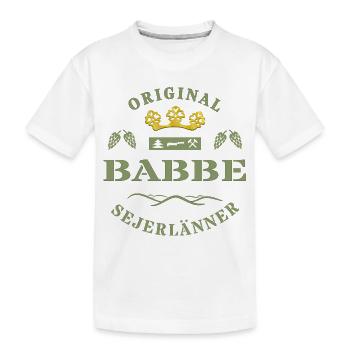 Sejerlaenner Babbe Siegerländer Sire Siegerland - T-shirt bio Premium Enfant - blanc - Devant