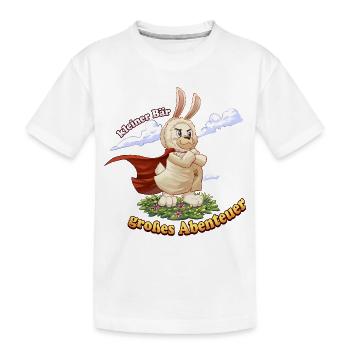 Siggi und der Zauberwald - Abenteuer - Kinder Premium Bio T-Shirt - Weiß - Vorne