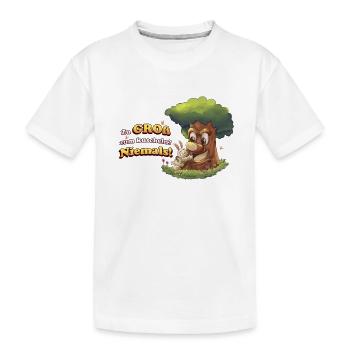 Siggi und der Zauberwald - Kuscheln - Kinder Premium Bio T-Shirt - Weiß - Vorne