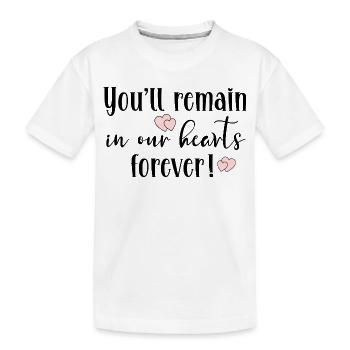 Abschiedsteam - Kinder Premium Bio T-Shirt - Weiß - Vorne