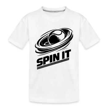 Padel Spin It Sport Passion Performance - T-shirt bio Premium Enfant - blanc - Devant