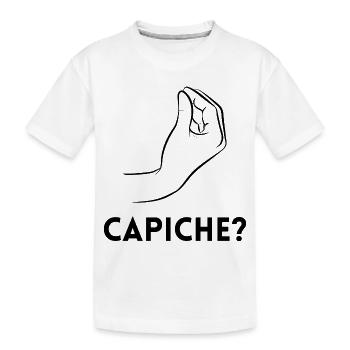 Capiche – Verstehst du? - Kinder Premium Bio T-Shirt - Weiß - Vorne