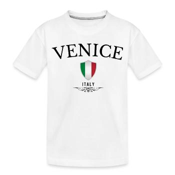 Venise souvenir, design élégant Venise - T-shirt bio Premium Enfant - blanc - Devant
