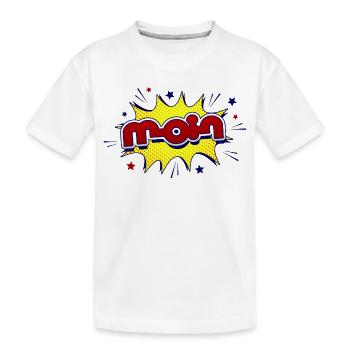 Bonjour - T-shirt bio Premium Enfant - blanc - Devant