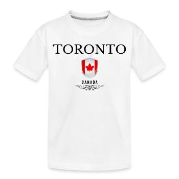 Souvenir Toronto, design élégant Toronto - T-shirt bio Premium Enfant - blanc - Devant