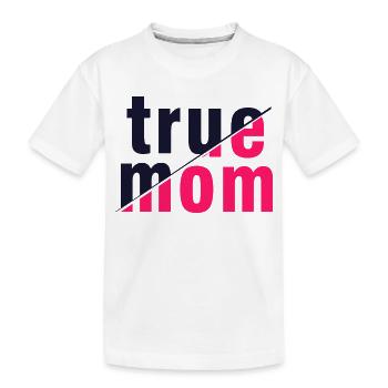 Wahre Mama Mutter Liebe Authentizitätskunst - Kinder Premium Bio T-Shirt - Weiß - Vorne