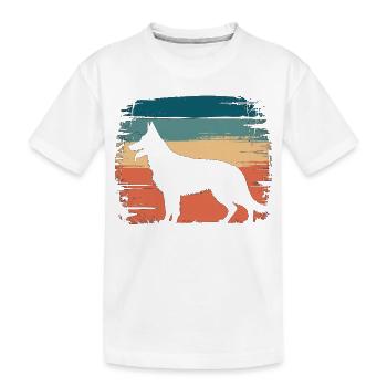 Dingo Australian Wild Dog Animal Lover Design - Kids' Premium Organic T-Shirt - white - Front