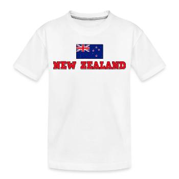 Néo-Zélandaise Néo-Zélandais - T-shirt bio Premium Enfant - blanc - Devant